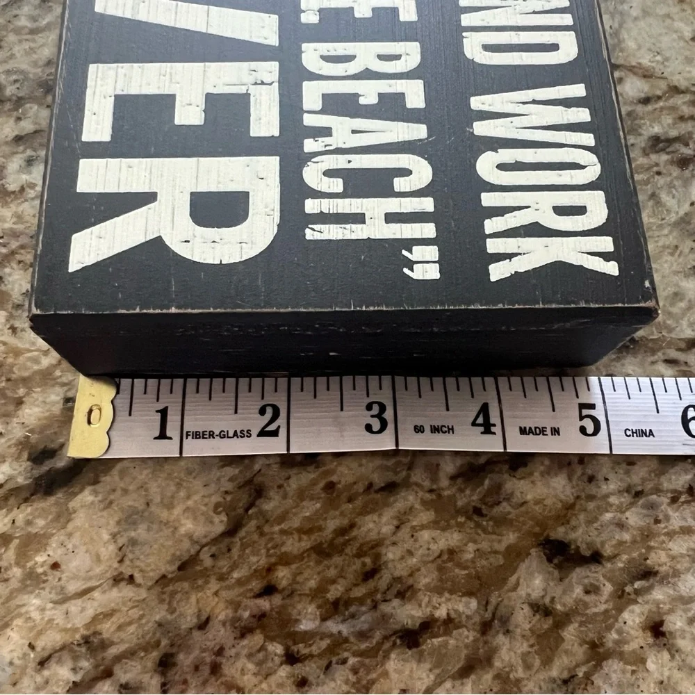 N/A decorative sign